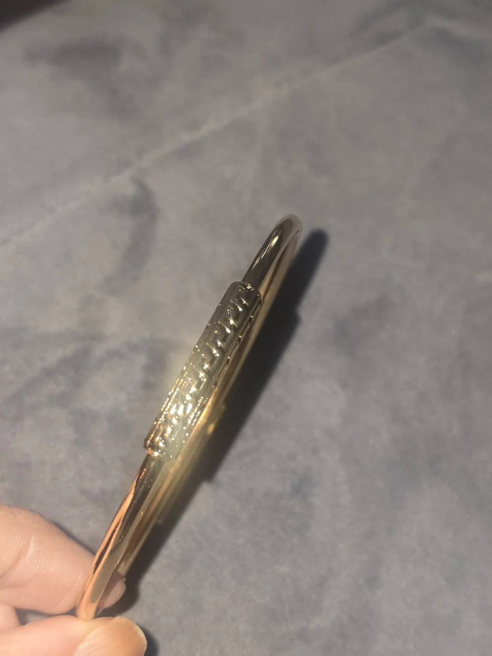22kgp Dubai Gold Greek Key Bangle Bracelet - Women Jewelry